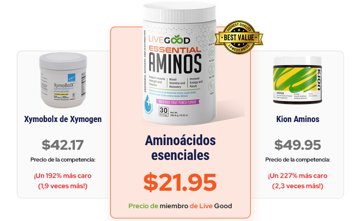 LG - Aminoácidos Esenciales vs Otras