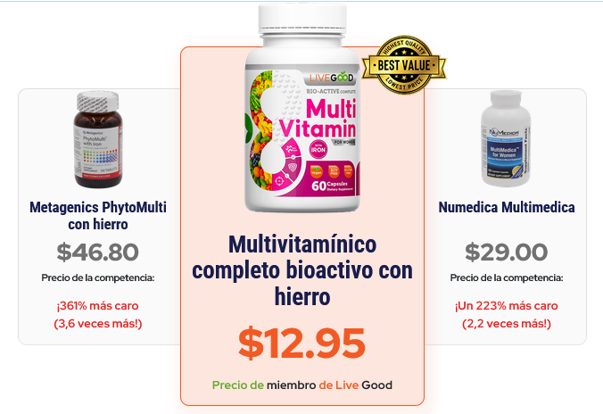 LG - Multivitamina Mujer o Hombre vs Otras