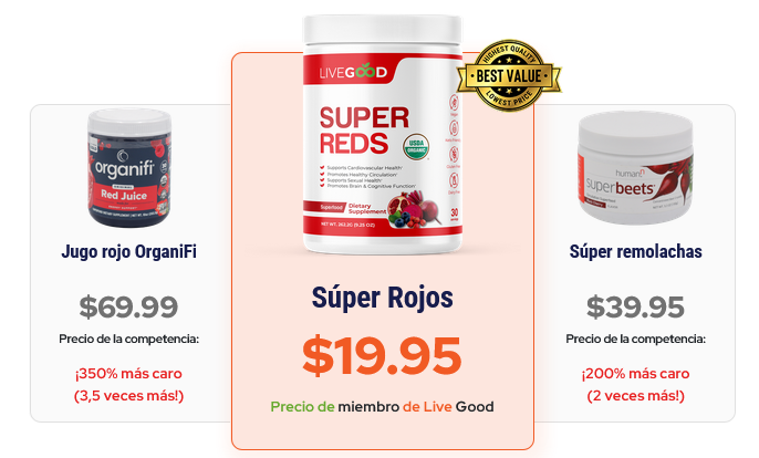 LG - Super Rojos Orgánicos vs Otras